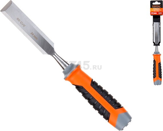 Стамеска плоская ударная 24 мм STARTUL PROFI (ST4075-24) - Фото 4