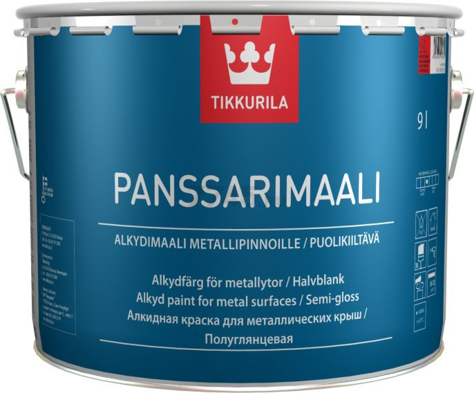 Краска алкидная TIKKURILA Panssarimaali База A 18 л (46060010170)