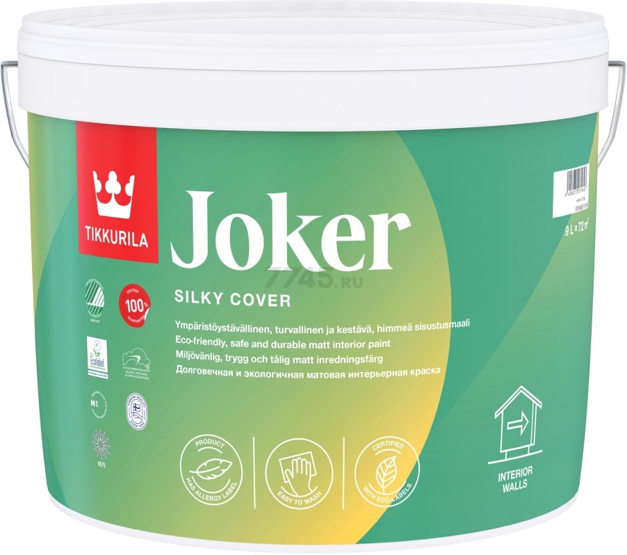 Краска акрилатная TIKKURILA Joker База C 9 л (87860030160)