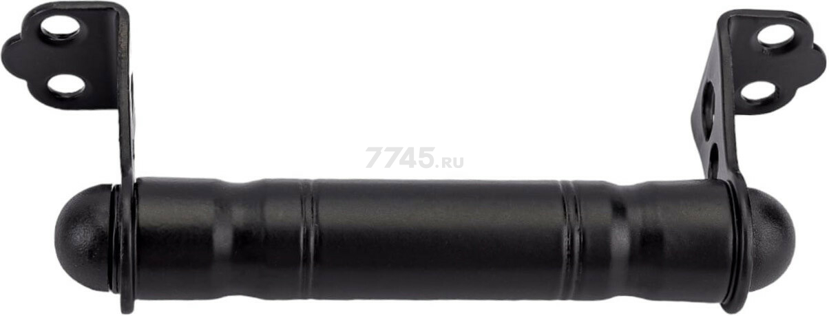 Ручка дверная скоба 100 мм STARFIX металлическая черная матовая (SMP-10683-1) - Фото 5
