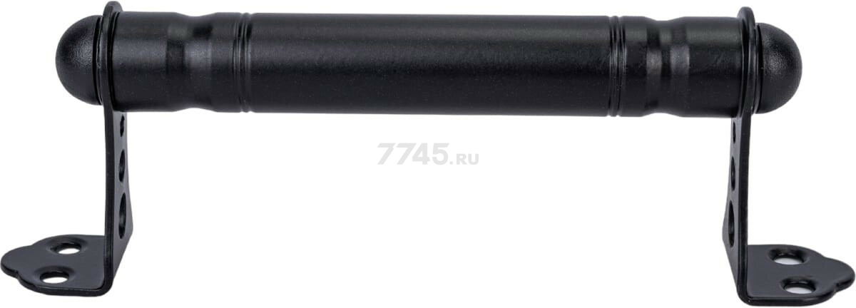 Ручка дверная скоба 140 мм STARFIX металлическая черная матовая (SMP-10723-1)