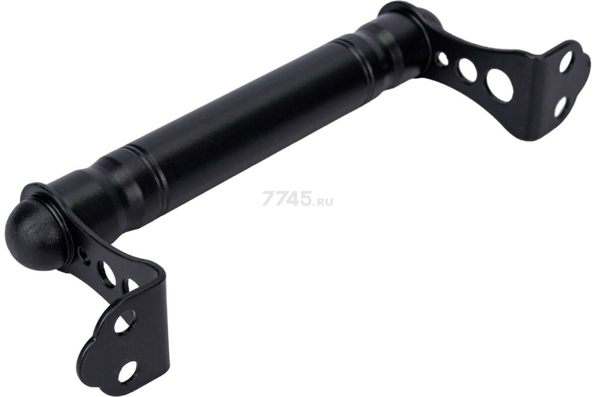 Ручка дверная скоба 140 мм STARFIX металлическая черная матовая (SMP-10723-1) - Фото 2
