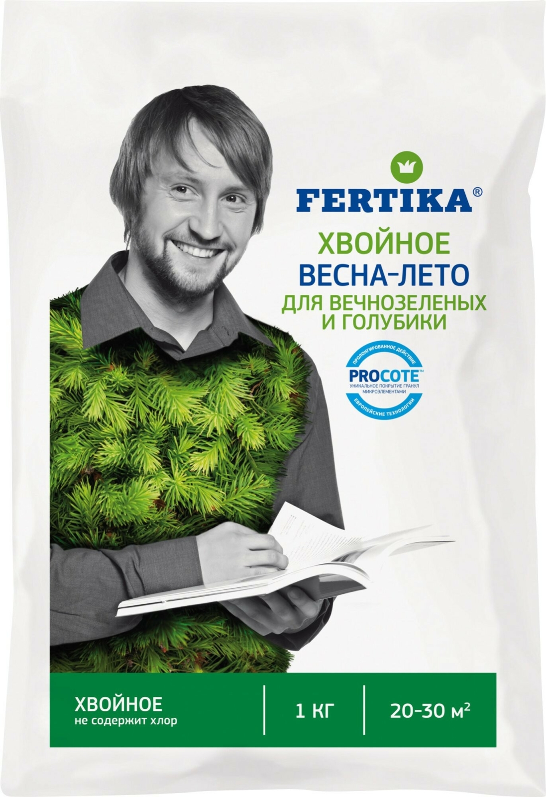 Удобрение минеральное FERTIKA Хвойное для вечнозеленых и голубики весна-лето 1 кг