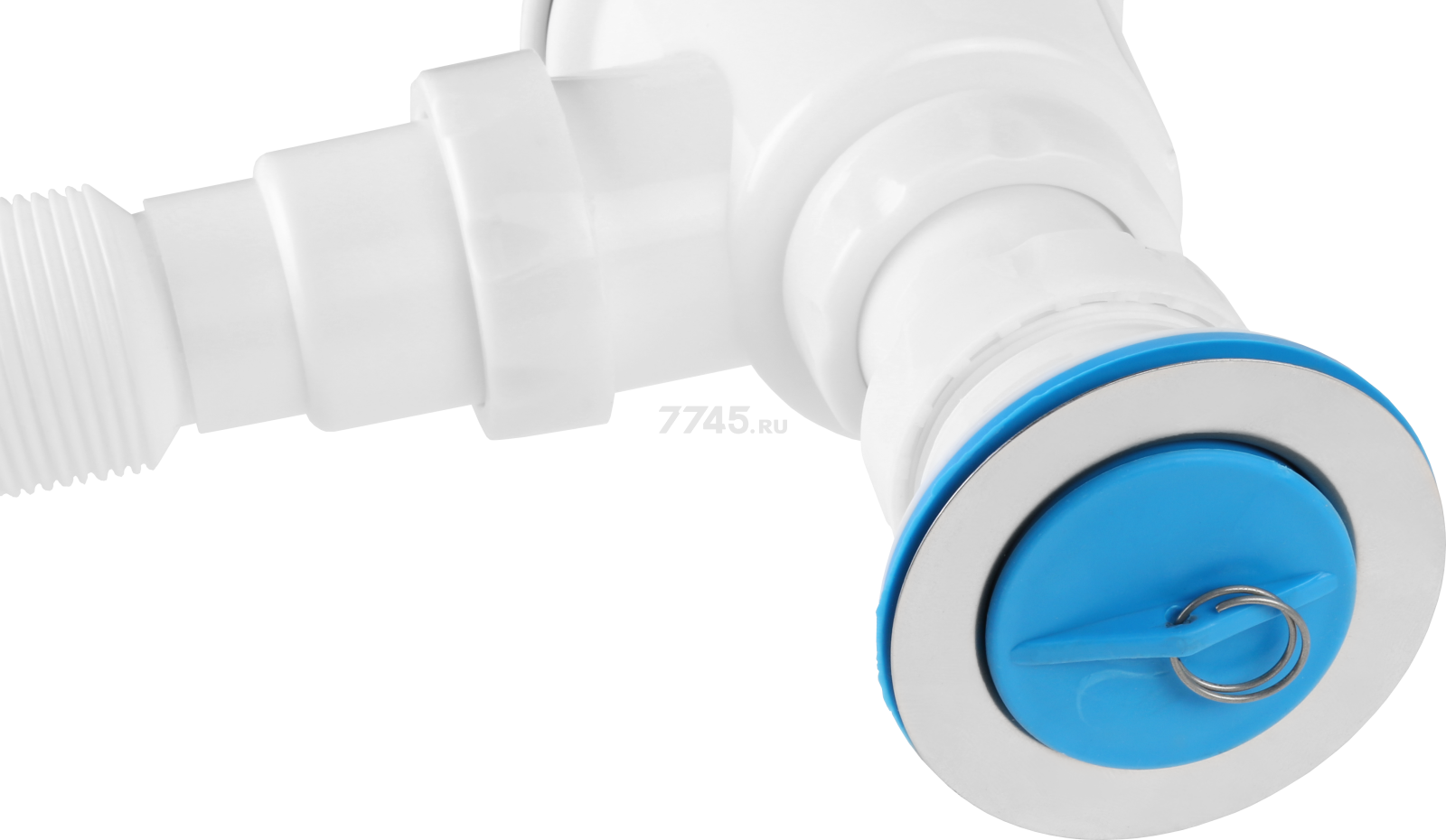 Сифон для кухни выпуск D70 гибкая труба 1 1/2"- 40/50 мм AV ENGINEERING (AVE129760) - Фото 5