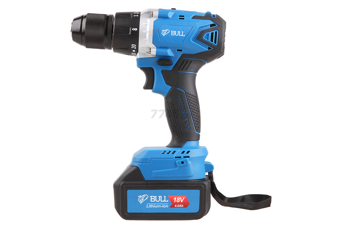 Дрель-шуруповерт аккумуляторная BULL SR 1802 XLTpro (04040329) - Фото 9