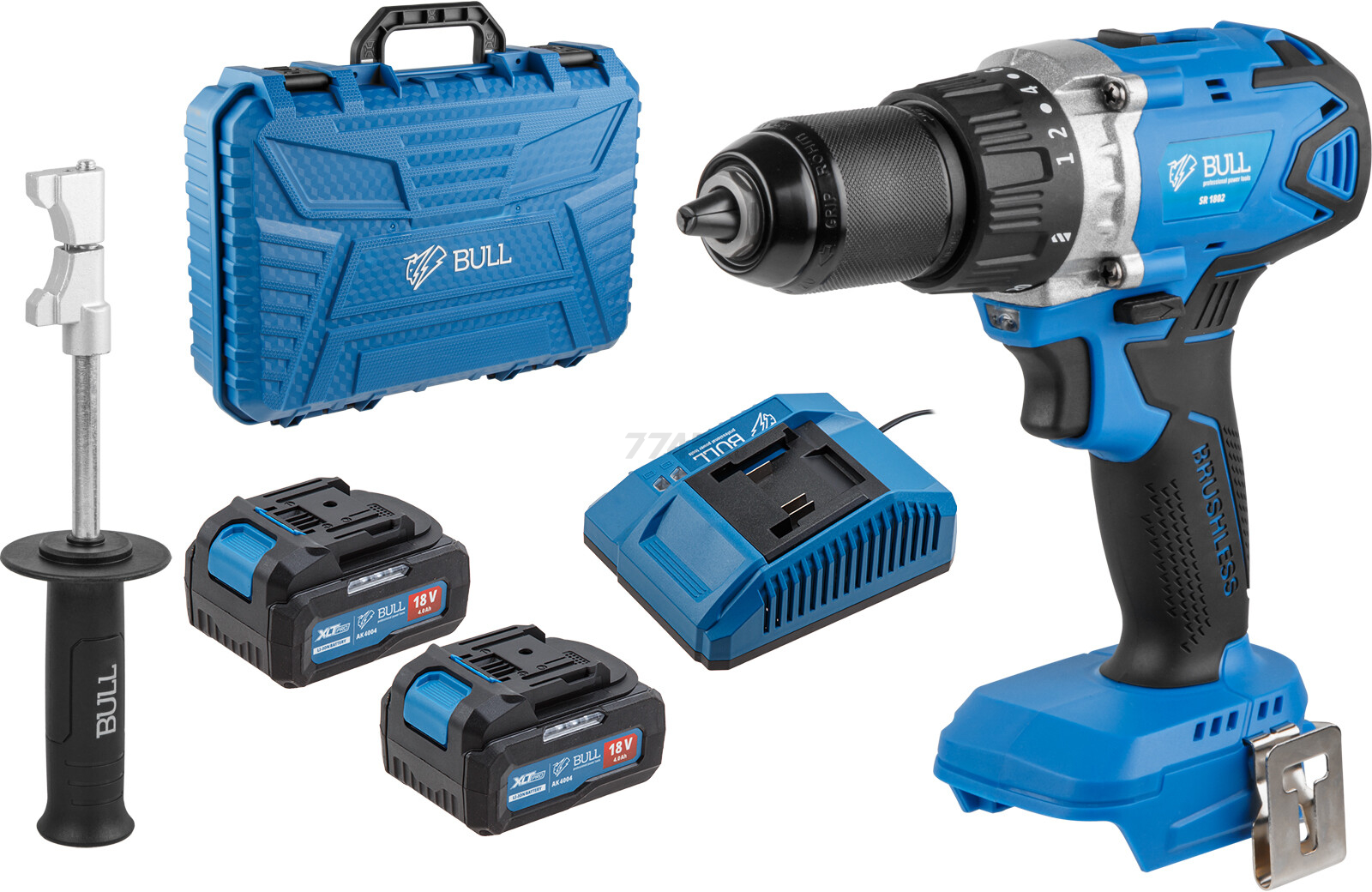 Дрель-шуруповерт аккумуляторная BULL SR 1802 XLTpro (04040329) - Фото 9
