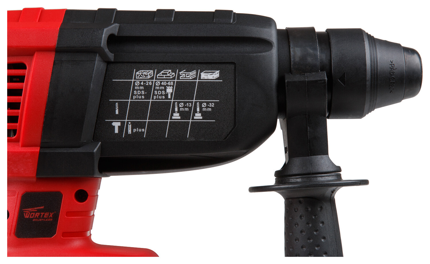 Перфоратор аккумуляторный WORTEX CRH 1824-2 XLT SOLO (CRH182420029) - Фото 4