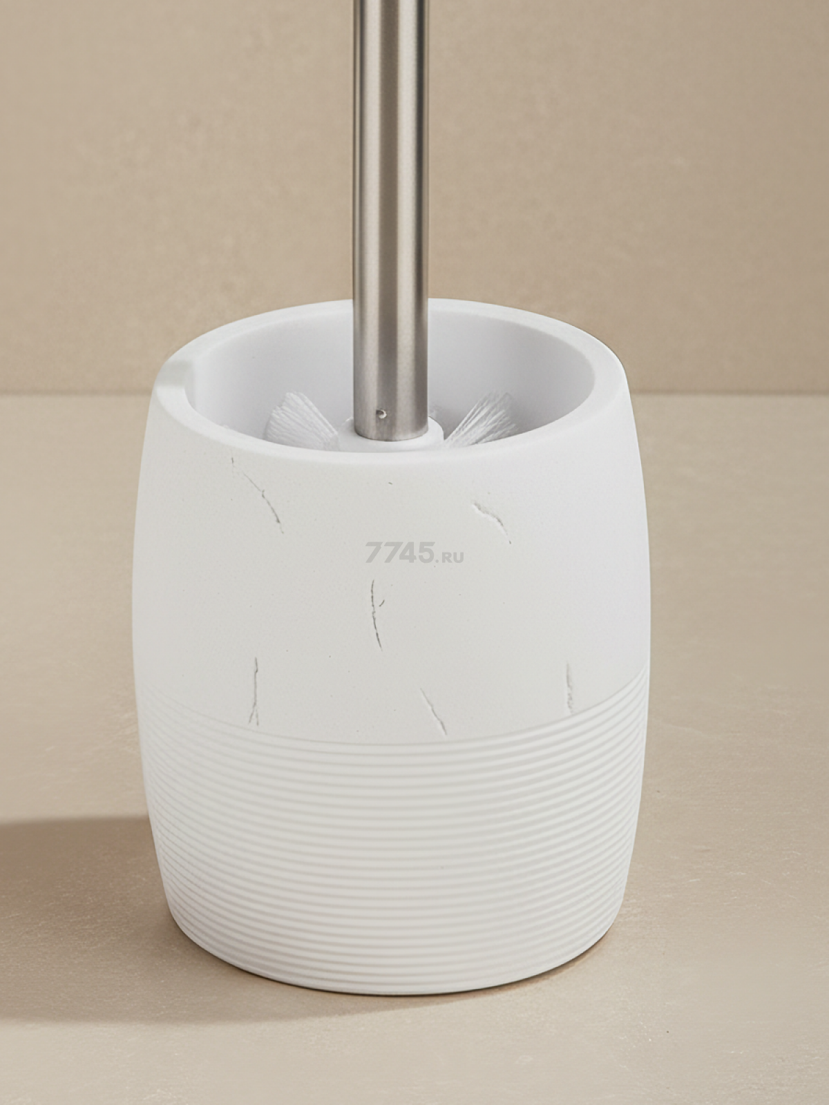 Ершик для унитаза PERFECTO LINEA Whitestone (35-105035) - Фото 2