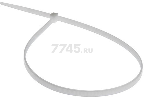 Хомут-стяжка 4,8х370 мм белый 100 штук (SMP-89605-100)