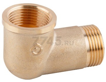 Угольник латунный внутренняя-наружная 3/4" AV ENGINEERING (AVE307002)