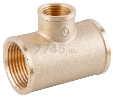 Тройник латунный редукционный 1"X1/2X1" AV ENGINEERING (AVE306005)