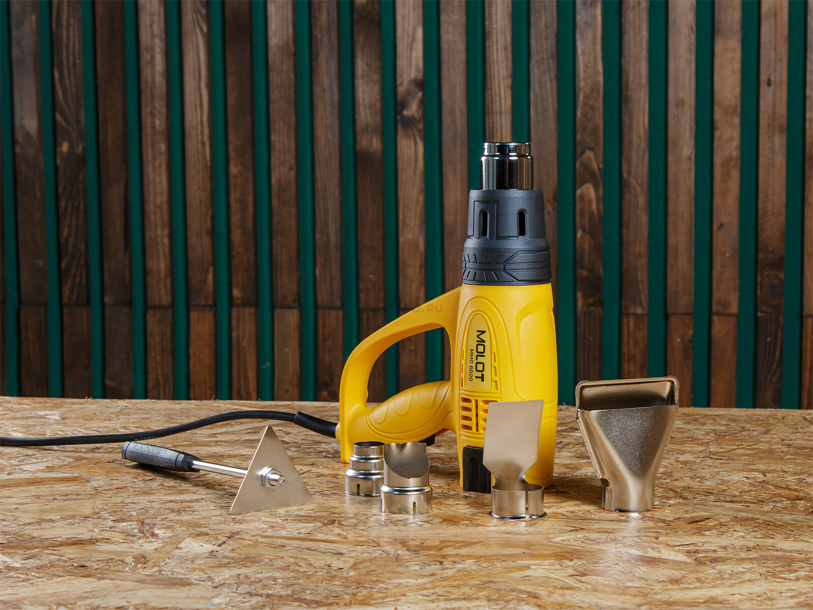 Фен строительный (термовоздуходувка) MOLOT MHG 6020 (MHG602000011) - Фото 7