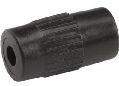 Соединитель для рейлинга AKS пластиковый d16 мм черный (23757)
