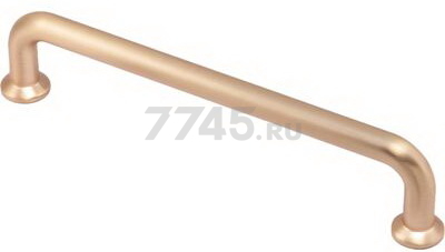 Ручка мебельная скоба AKS Loft-128 брашированное золото (62200)