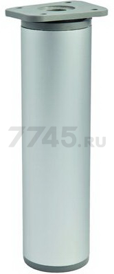 Опора цилиндрическая АKS DAP-77 h150 мм матовый хром (11063)