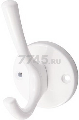 Крючок для одежды AKS Horn белый (59306)