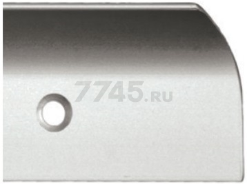 Планка для столешницы угловая AKS 28 мм алюминиевая (22254)