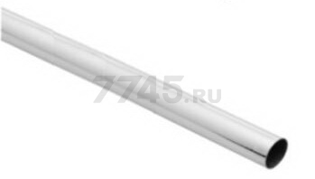 Труба мебельная (рейлинговая) AKS d16 мм L3000 мм h0,7 мм хром (22634)