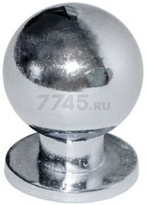 Ручка мебельная кнопка AKS GN34 хром (23594)