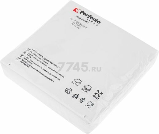 Салфетки бумажные PERFECTO LINEA Pro Colour 25 штук (66-001263)