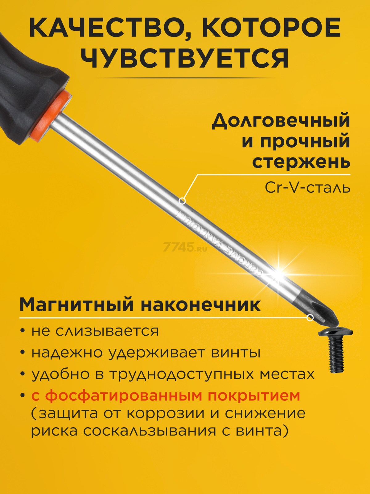 Набор отверток STARTUL Profi 6 предметов (ST3033-6) - Фото 3