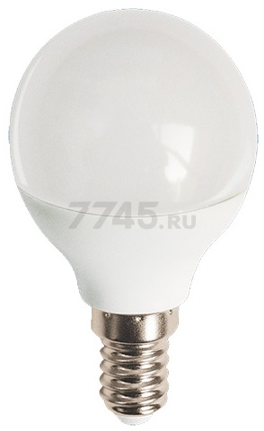 Лампа светодиодная Е14 JAZZWAY PLED-LX G45 8 Вт 3000К (5028593)