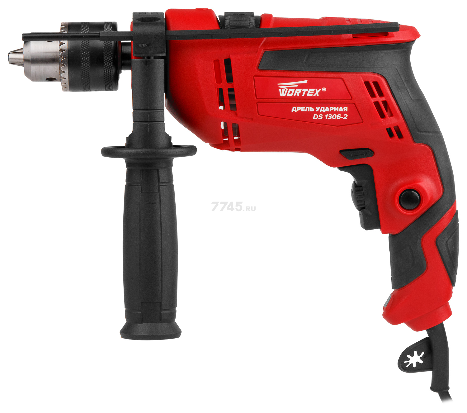 Дрель ударная WORTEX DS 1306-2 (DS130620019) - Фото 3