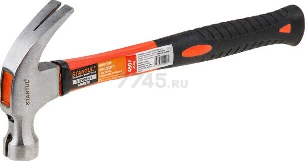 Молоток-гвоздодер 0,45 кг STARTUL Master (ST2002-01)