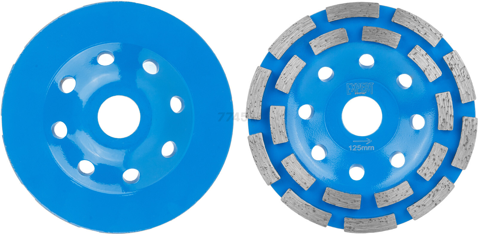 Чашка алмазная шлифовальная 125х22,2 мм двурядная STARTUL EXPERT (SE8001-125) - Фото 4