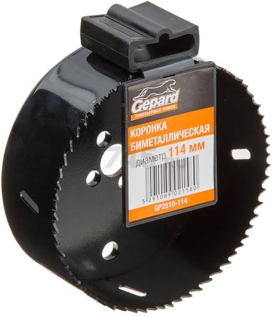 Коронка биметаллическая d 114 мм GEPARD (GP2510-114)