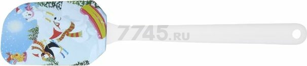 Лопатка силиконовая PERFECTO LINEA Зимние забавы 25,5 х 5,1 см (21-107700)