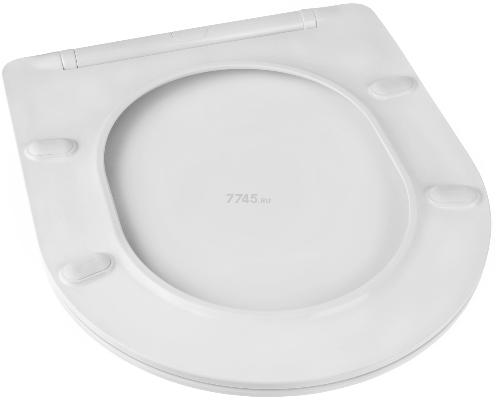 Сиденье для унитаза AV ENGINEERING Grand белое (AVWHR211C) - Фото 4