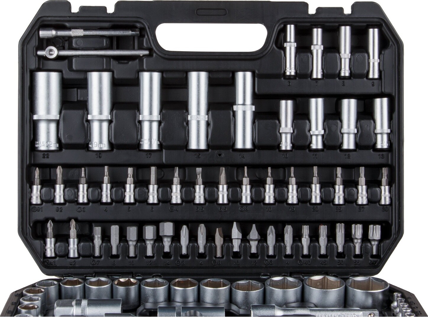 Набор инструментов 1/4", 1/2" 6 граней 108 предметов ВОЛАТ (18520-108) - Фото 5