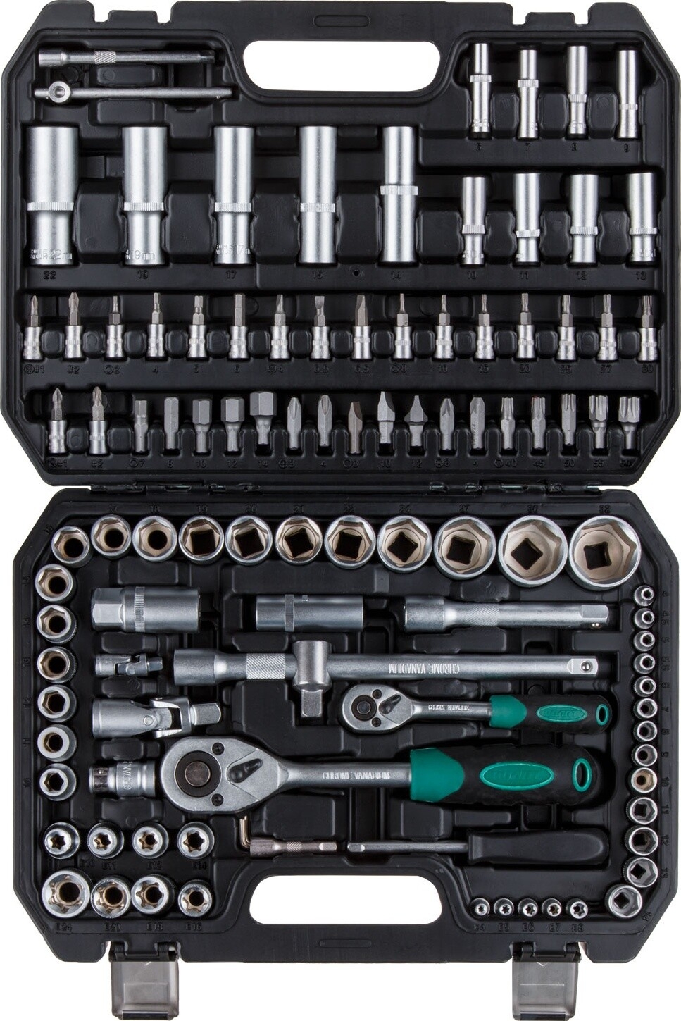 Набор инструментов 1/4", 1/2" 6 граней 108 предметов ВОЛАТ (18520-108) - Фото 7