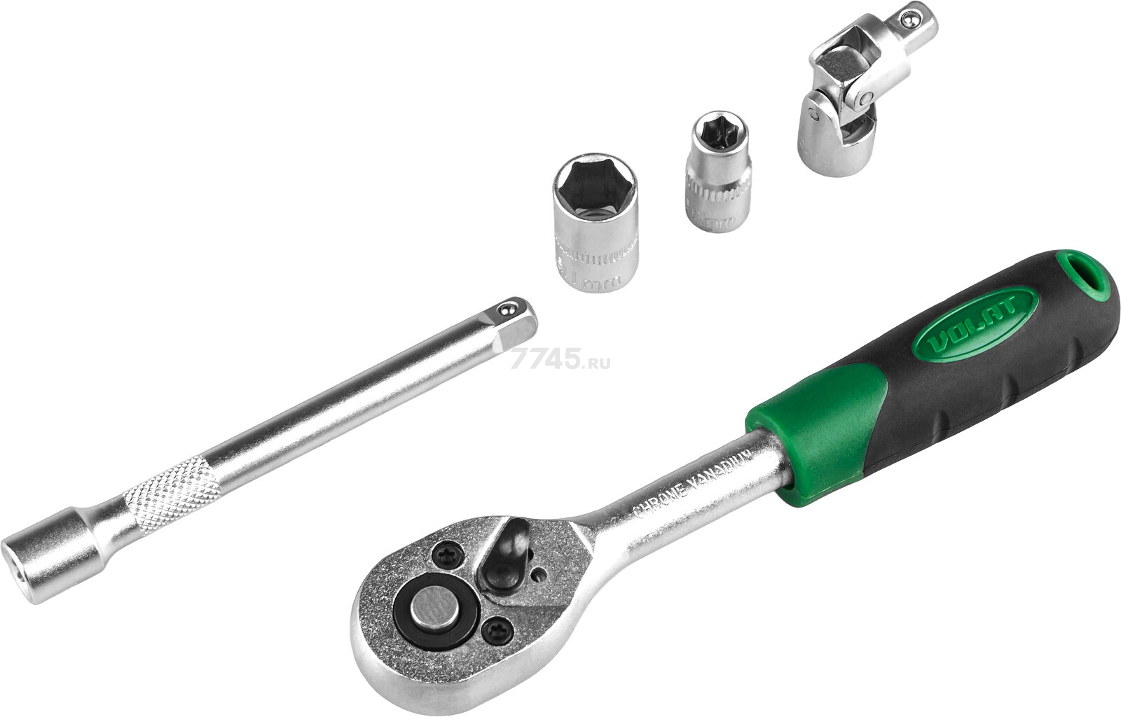 Набор инструментов 1/4" 6 граней 46 предметов ВОЛАТ (18550-46) - Фото 12