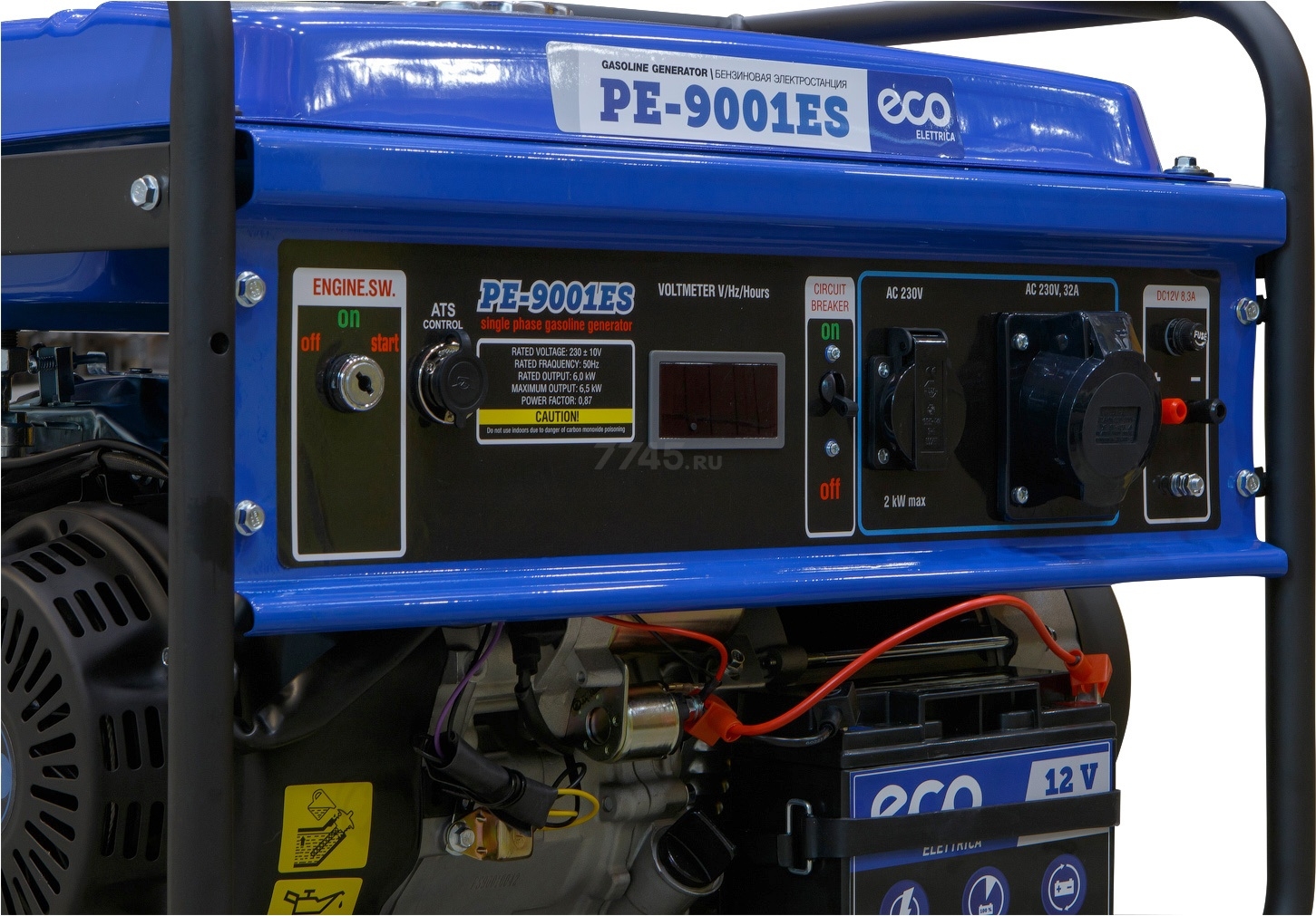 Генератор бензиновый ECO PE-9001ES - Фото 6