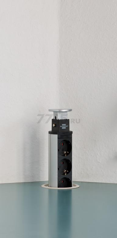 Блок розеточный выдвижной 3 поста 2 USB BRENNENSTUHL (1396200013) - Фото 5