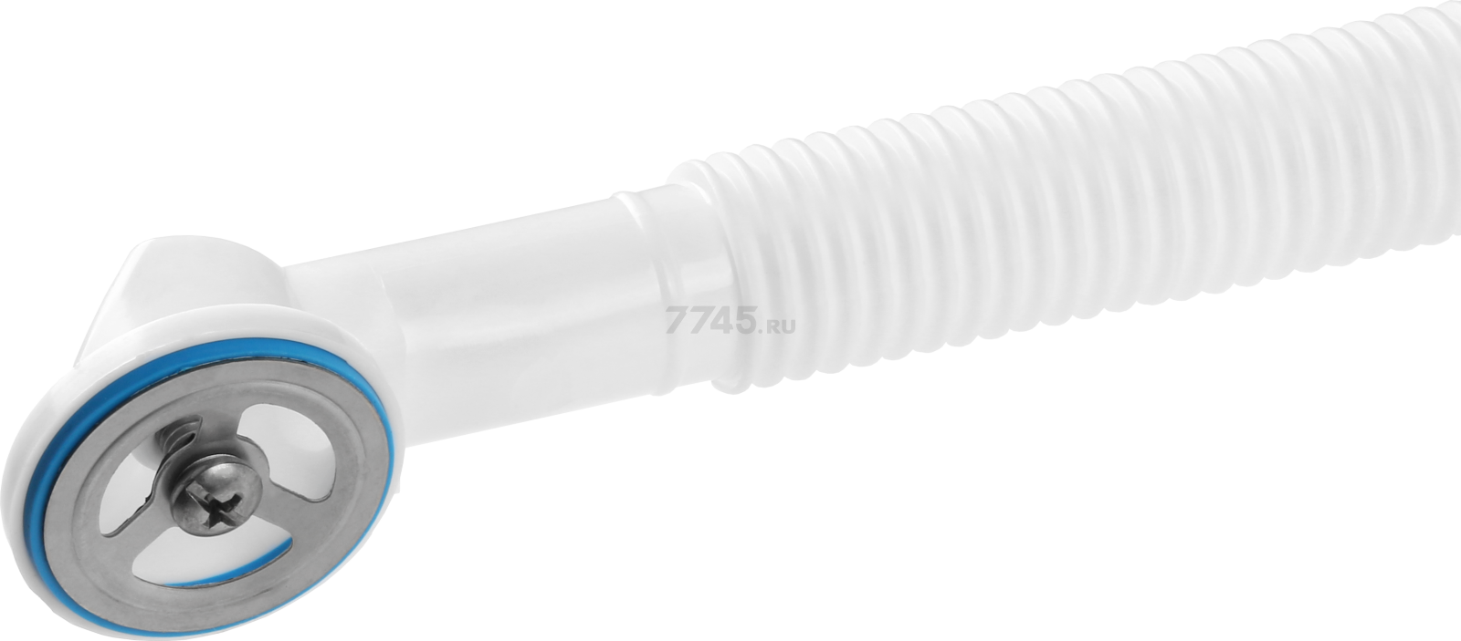 Сифон для кухни выпуск 3 1/2" круглый перелив гибкая труба 1 1/2"- 40/50 мм AV ENGINEERING (AVE129777) - Фото 4