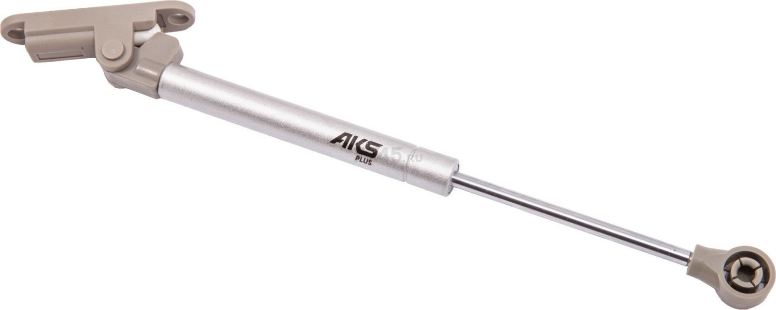 Подъемник для мебели газовый AKS PLUS 120N с амортизатором серый (66737)