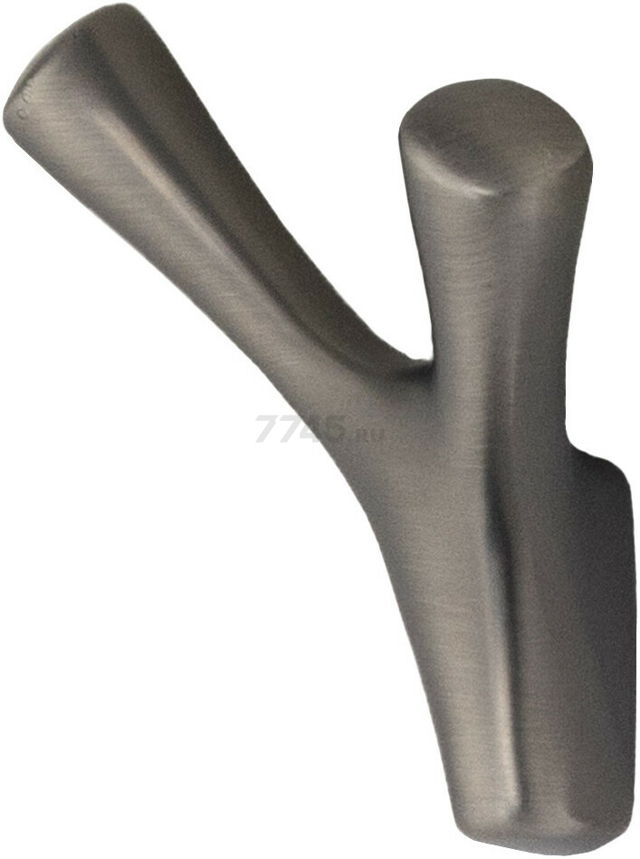 Крючок для одежды AKS Omega шлифованный никель (71317) - Фото 2