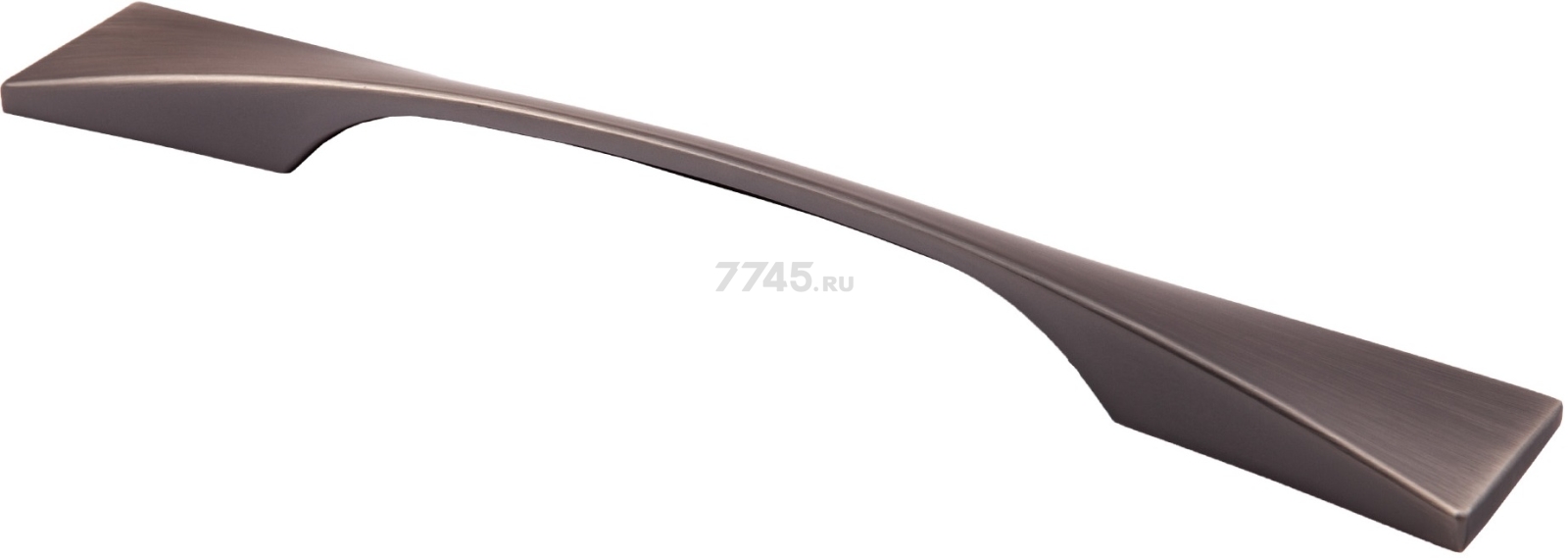 Ручка мебельная скоба AKS Avanti-128 графит (71314) - Фото 2