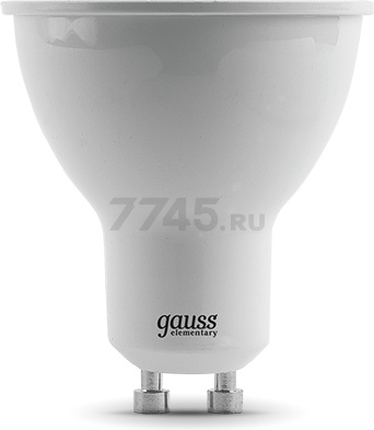 Лампа светодиодная GU10 GAUSS Elementary 9 Вт 4100K (13629)