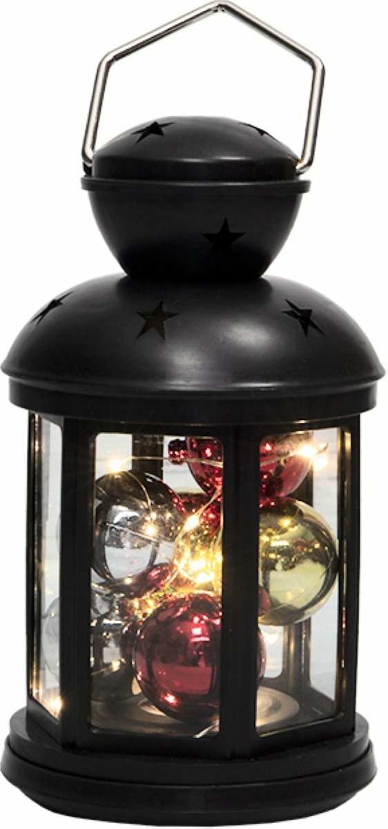 Ночник декоративный светодиодный NEON-NIGHT Фонарь с шариками черный (513-061) - Фото 4