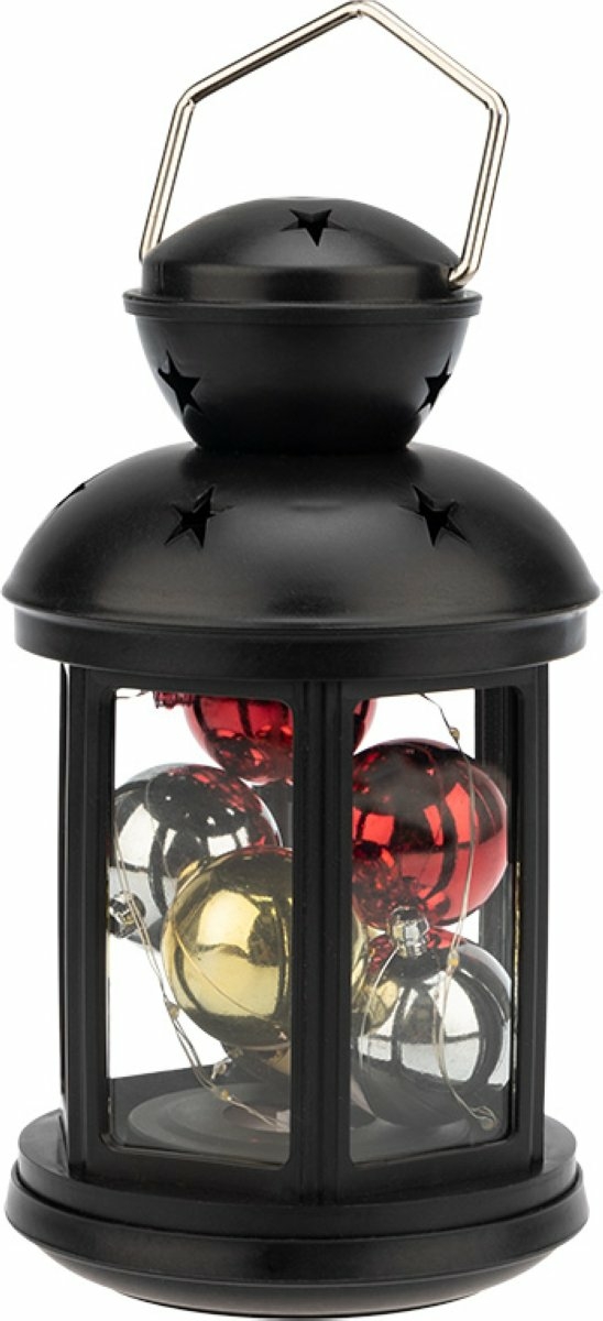 Ночник декоративный светодиодный NEON-NIGHT Фонарь с шариками черный (513-061) - Фото 5