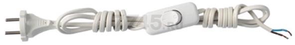 Выключатель на шнуре 0,5 мм, 1,7 м белый BYLECTRICA (ШАВ2-2,5-0,5-1,7)