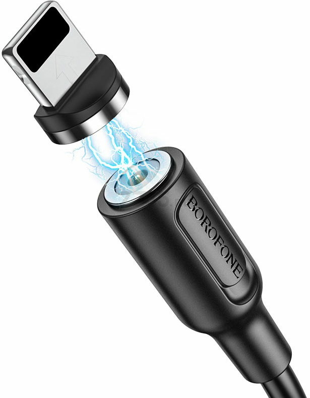 Кабель для зарядки BOROFONE BX41 Amiable USB-A - Lightning (черный) - Фото 5