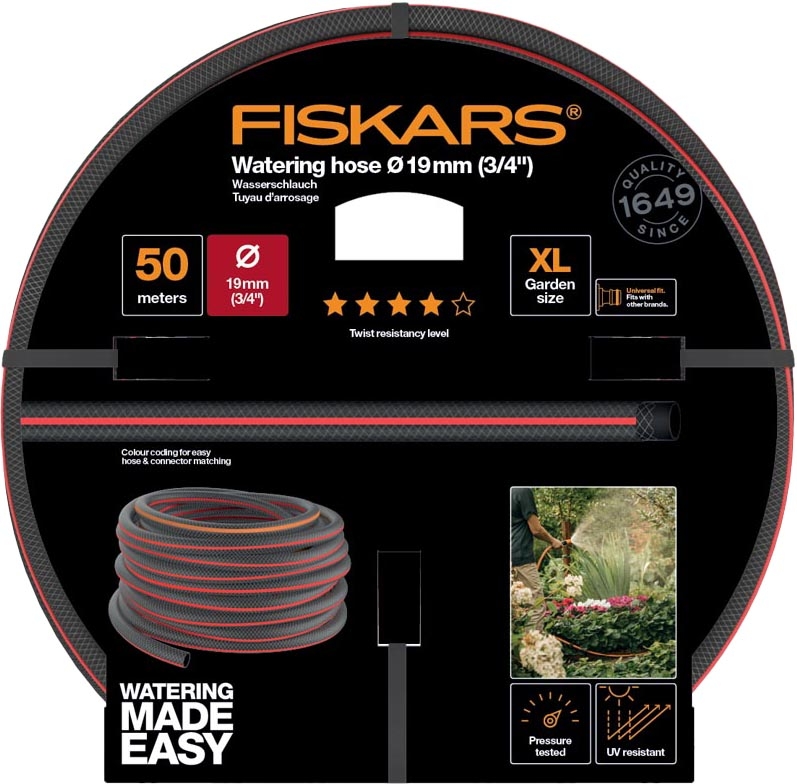 Шланг поливочный FISKARS Q4 3/4" 50 м (1027111)