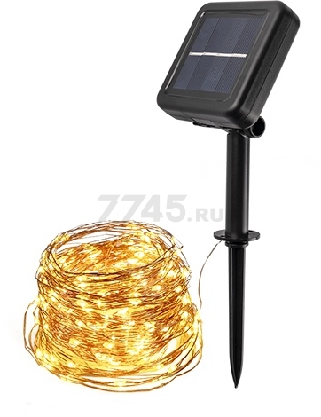 Светильник садовый на солнечных батареях SLR-G03-200Y ФАZА (5033344)