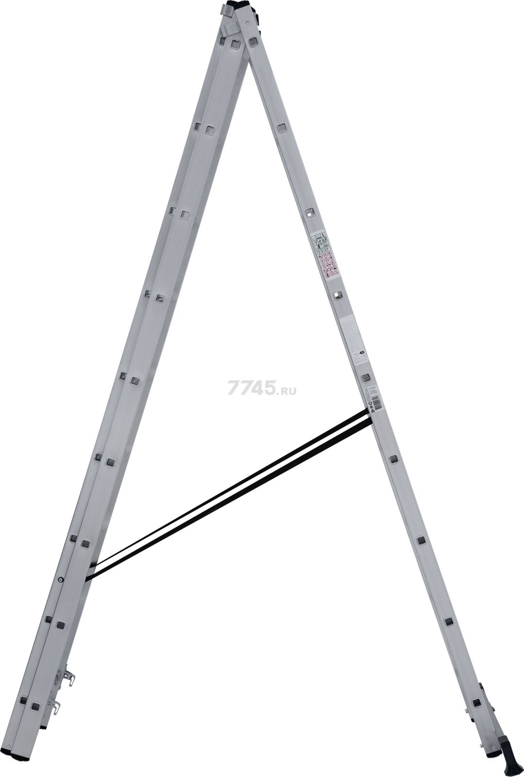 Лестница алюминиевая трехсекционная 552 см НОВАЯ ВЫСОТА NV1230 (1230309) - Фото 8