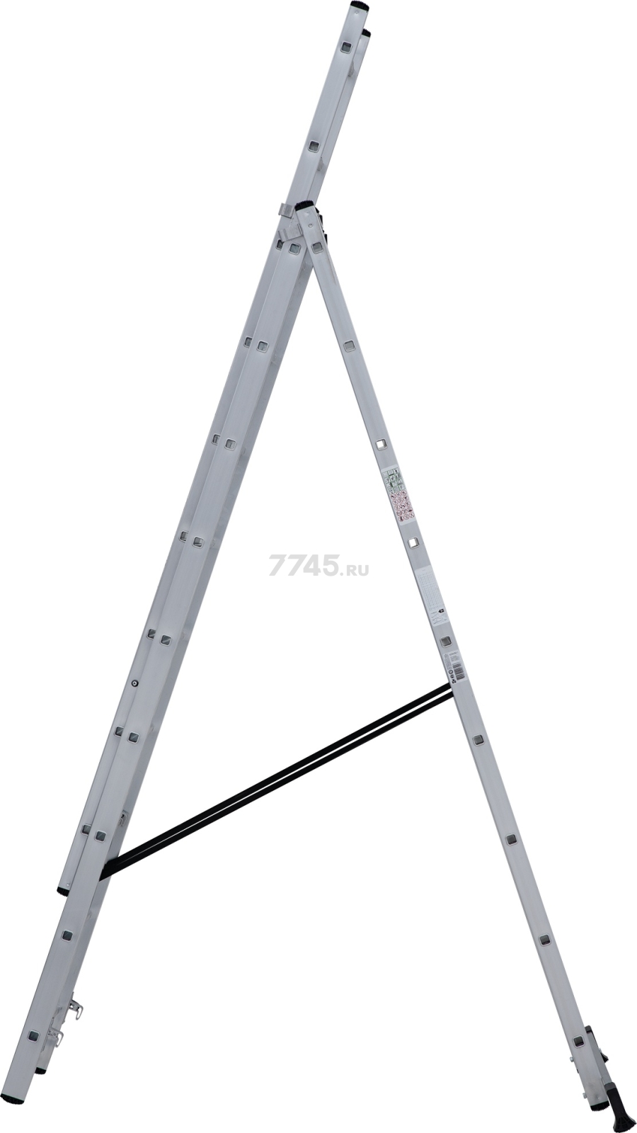 Лестница алюминиевая трехсекционная 552 см НОВАЯ ВЫСОТА NV1230 (1230309) - Фото 13